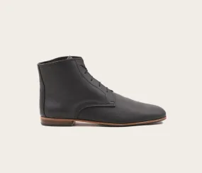 Albert Men's Soft Black Ankle Boot - Low Price