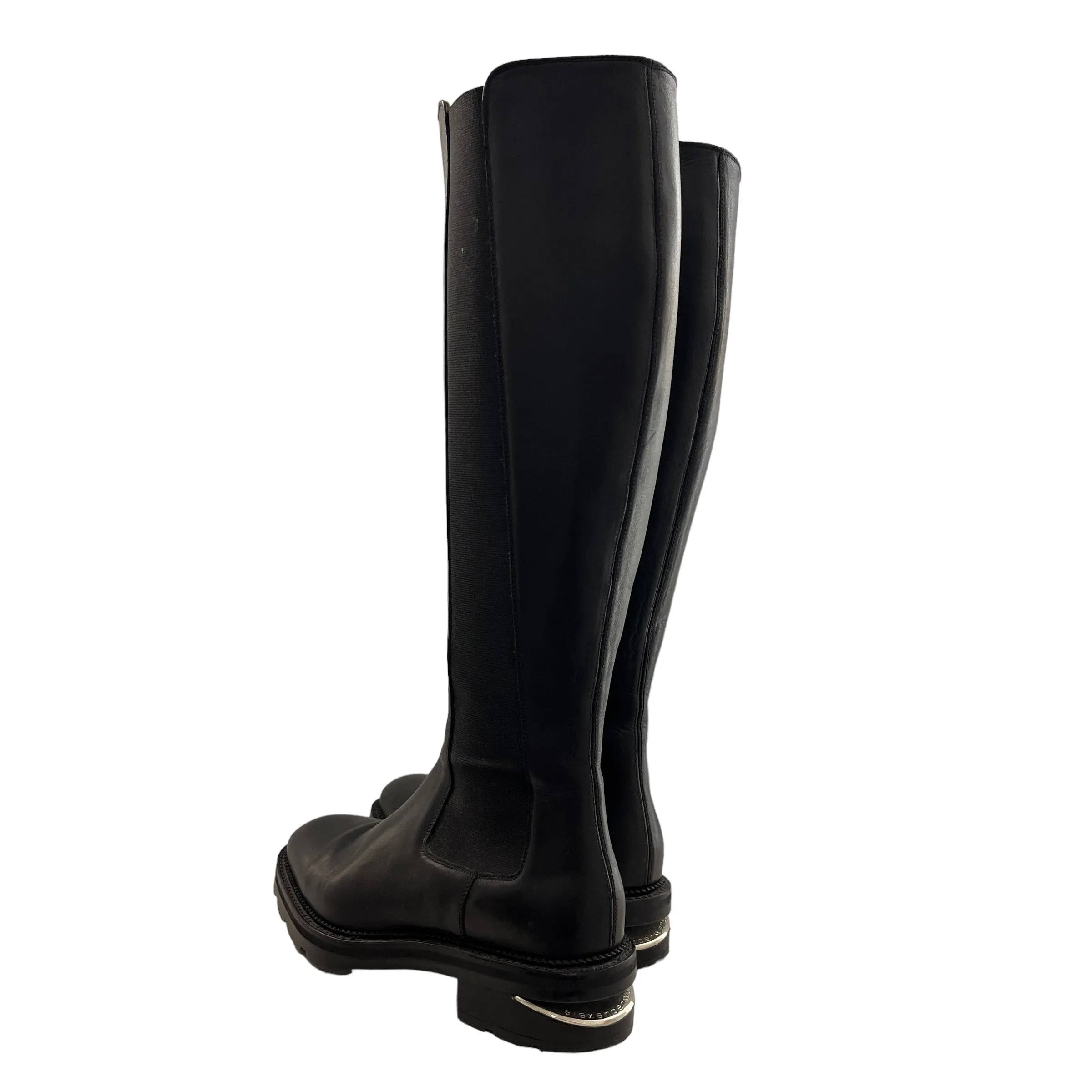 Alexander Wang/Boots/EU 38.5/Leather/BLK/andy knee high boots