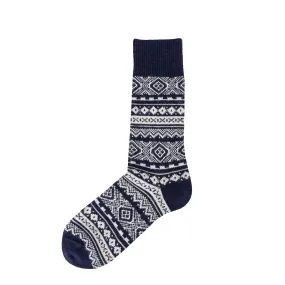 Barbour Fairisle Sock Navy