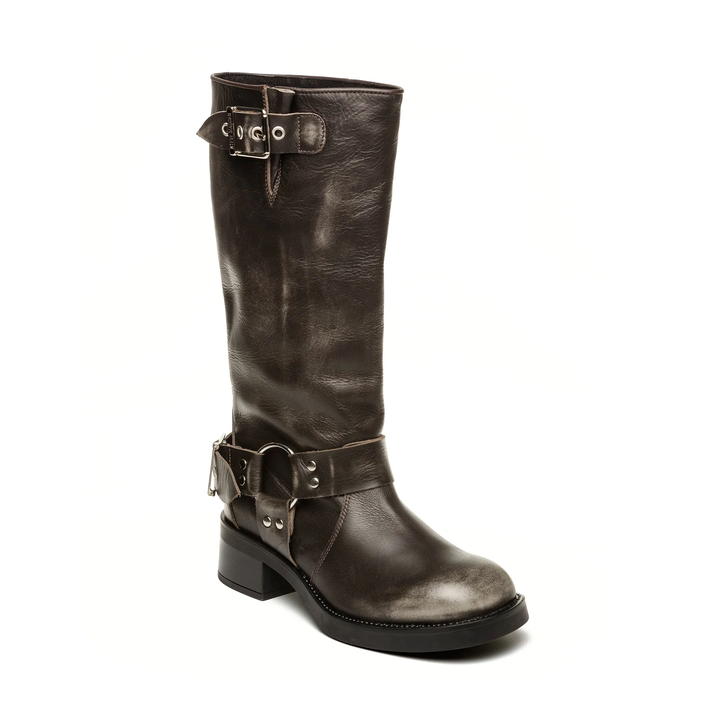 Beau Boot DK GREY LEATHER