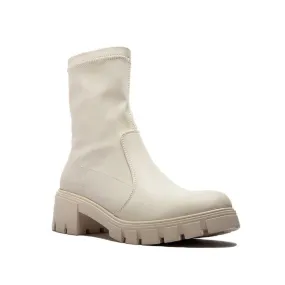 Beige Lug Boot