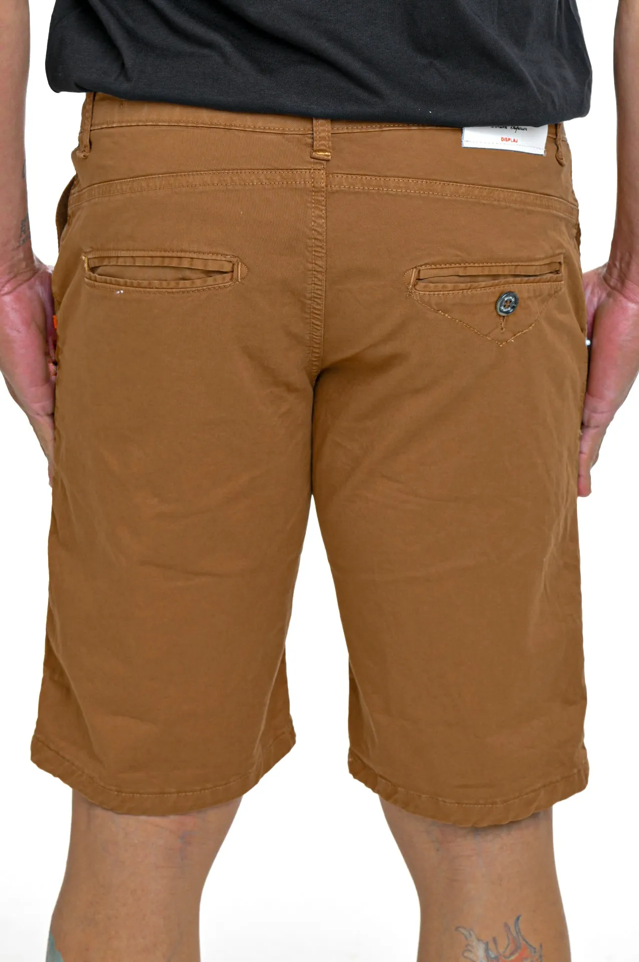 Bermuda in cotone slim Martin Caramello SS24