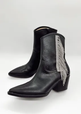 Black Glitz And Glam Boot