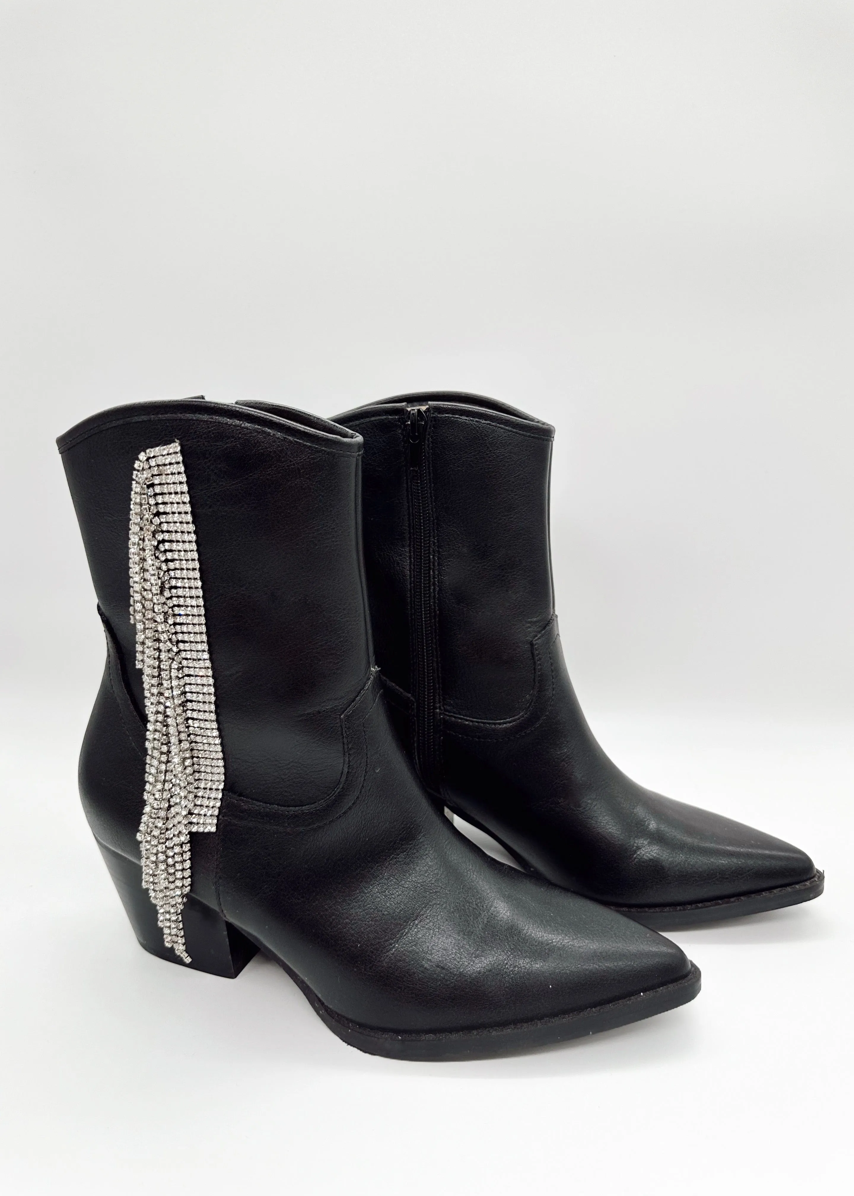 Black Glitz And Glam Boot