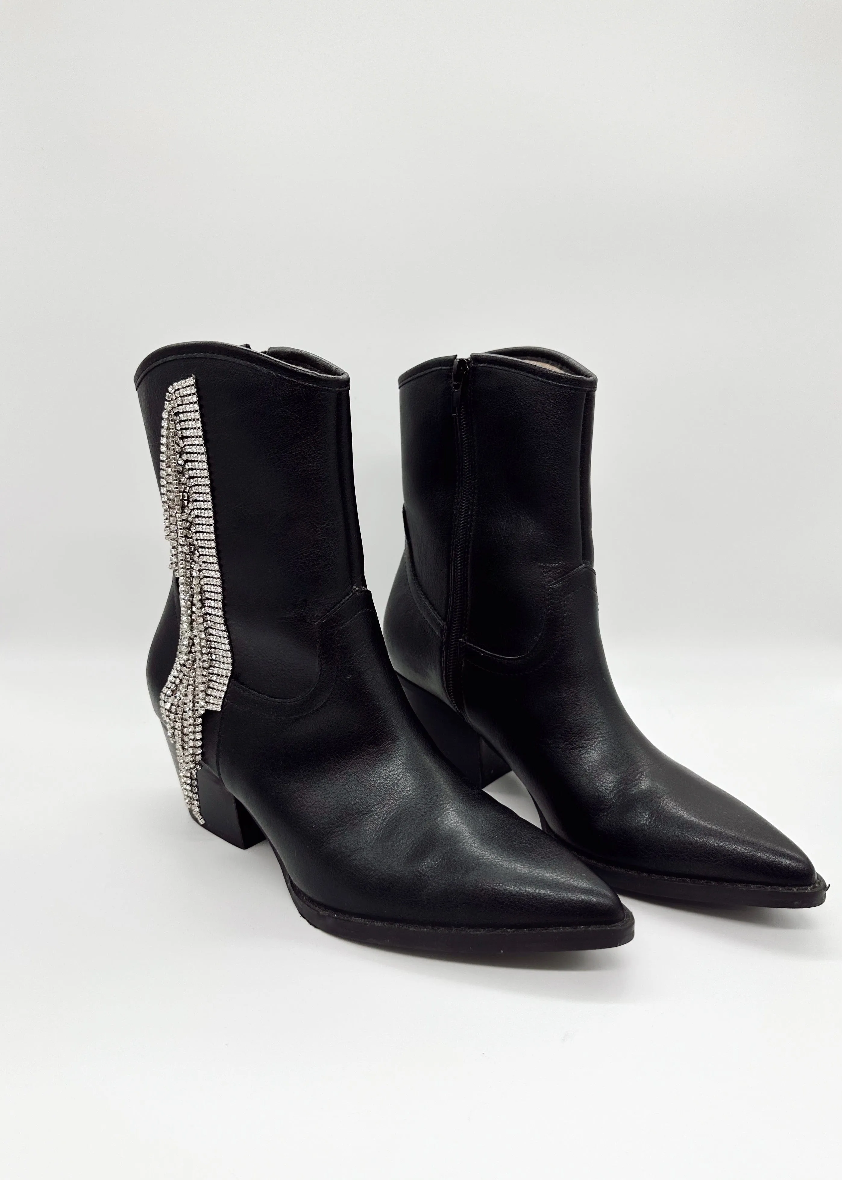 Black Glitz And Glam Boot