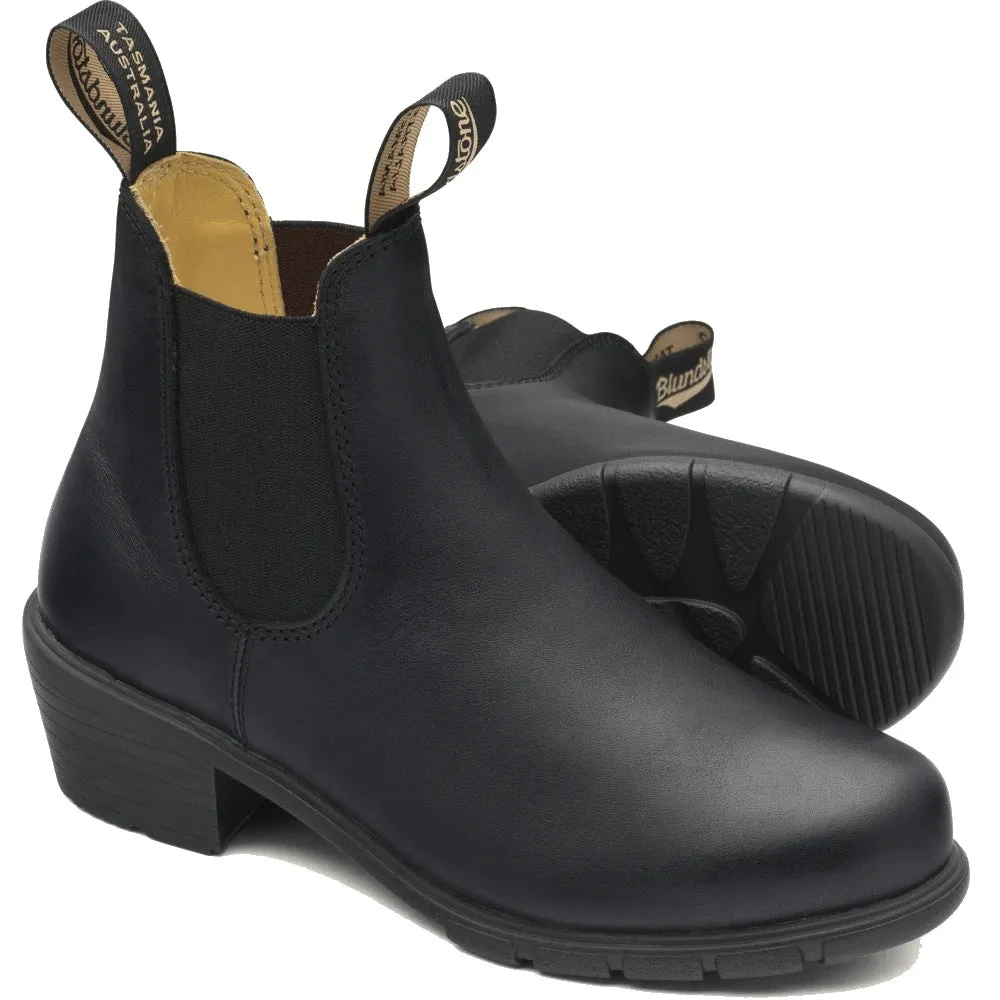 Blundstone Womens 1671 Low Heeled Black Ankle Chelsea Boot