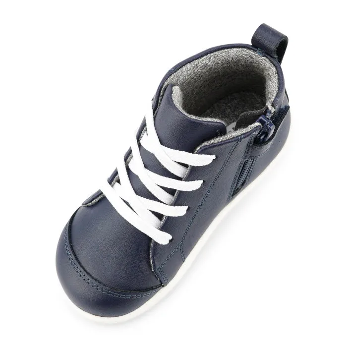 Bobux IWalk IW Alley Oop Boot Navy 637108