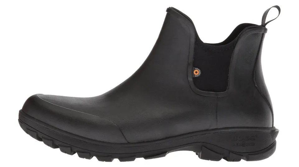 Bogs Men's Sauvie Slip On Work Boot Black