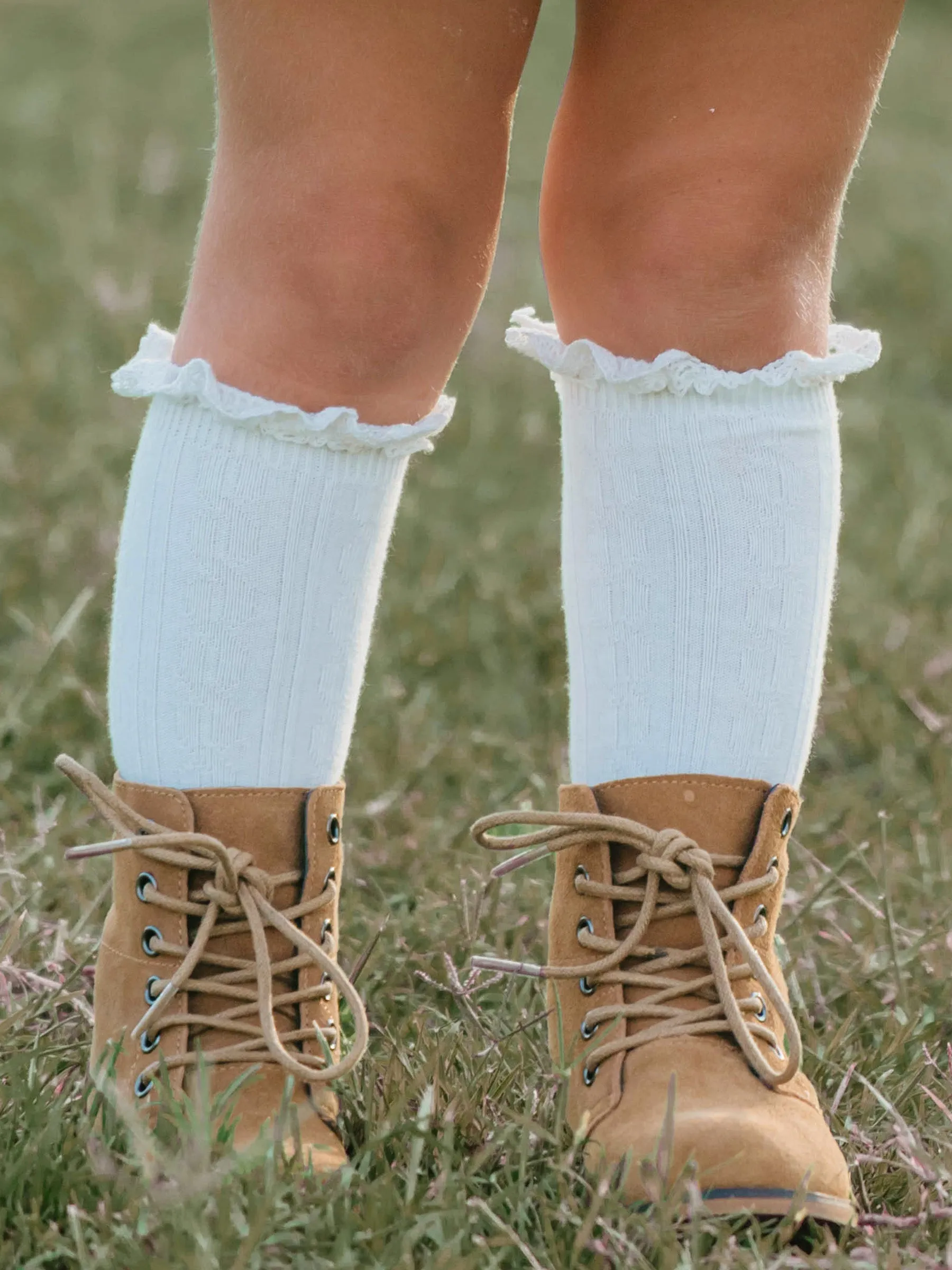 Boot Socks - Eggshell