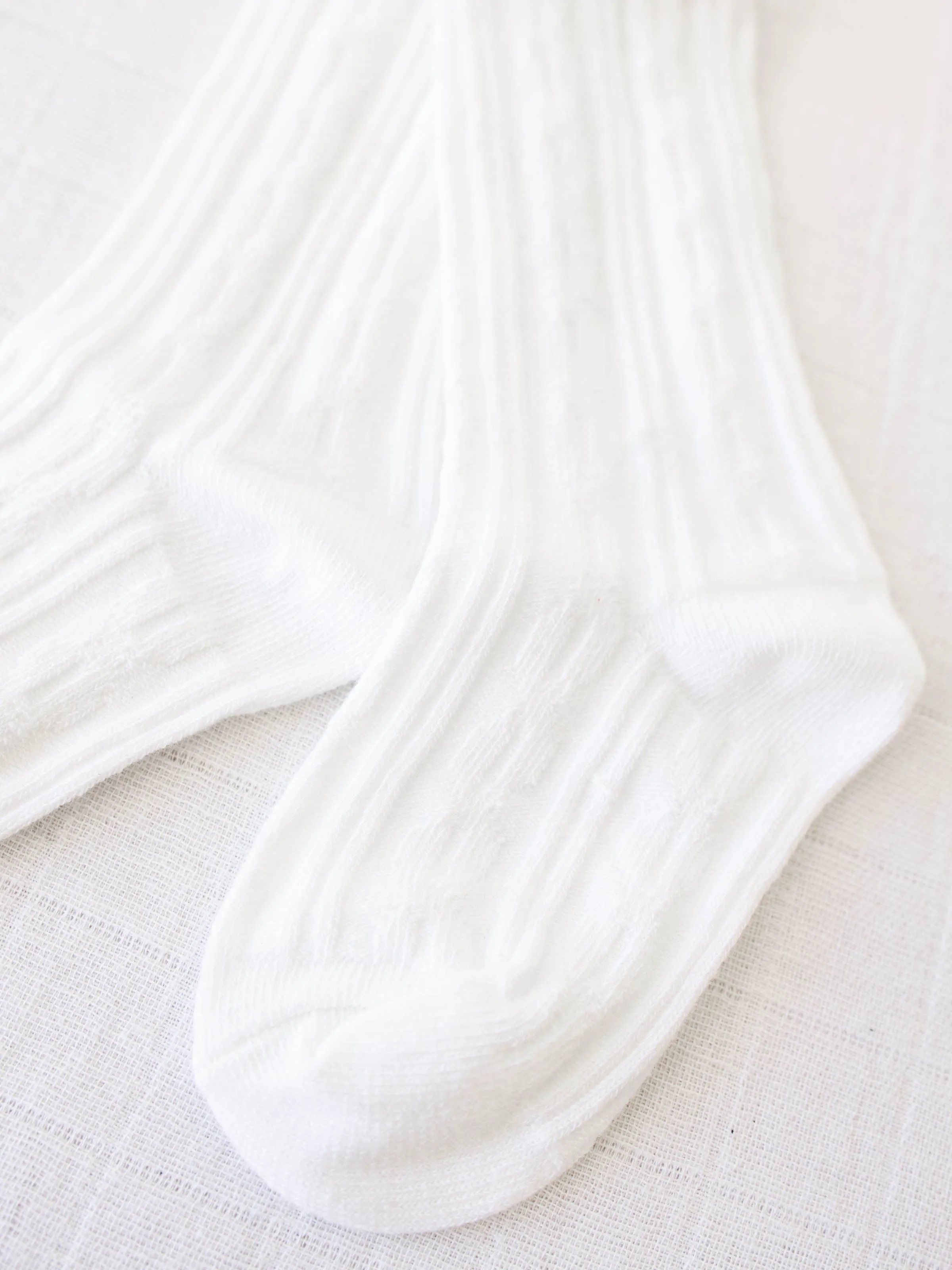 Boot Socks - Eggshell