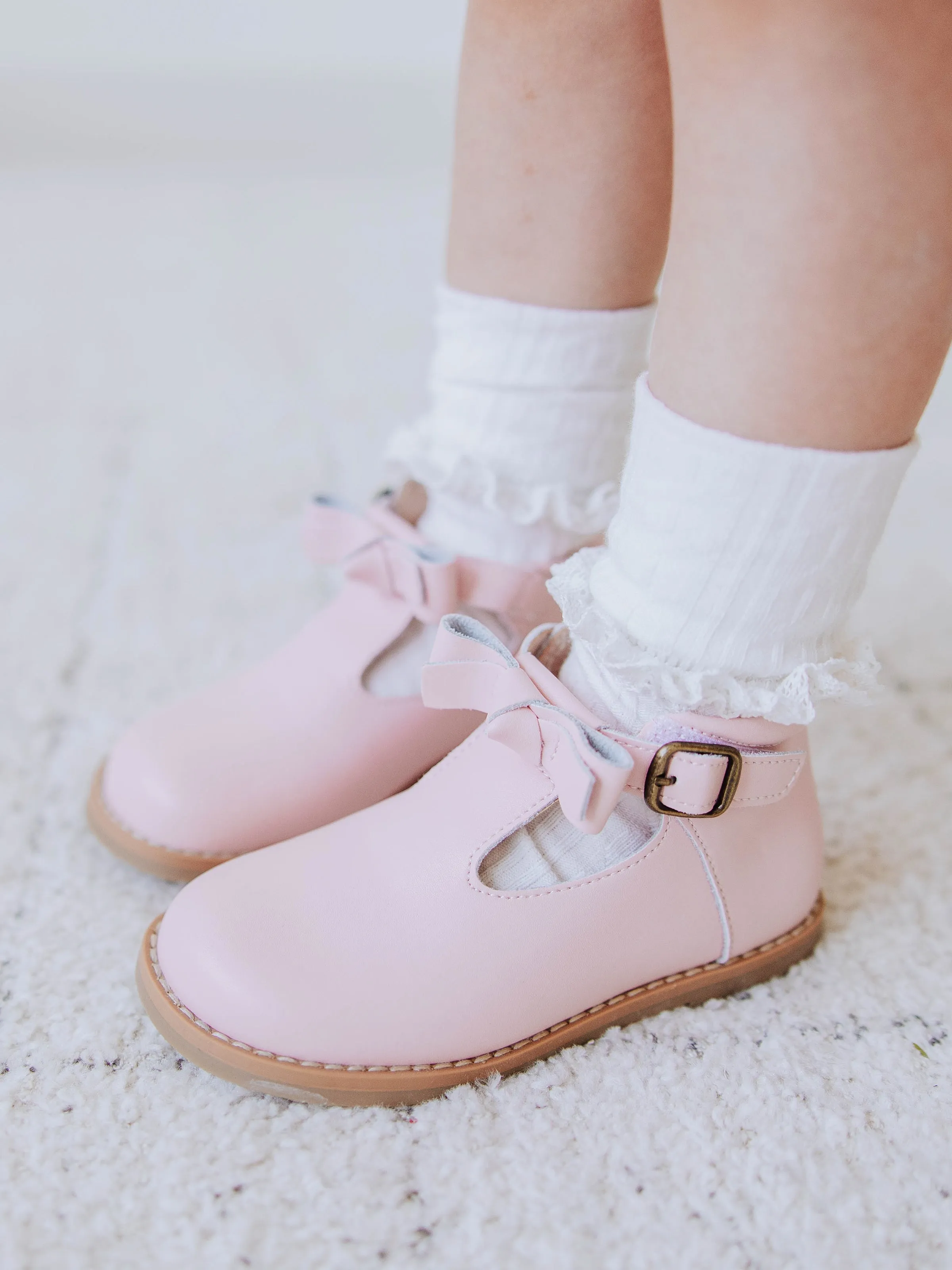 Buckle Strap Ankle Boot - Pink