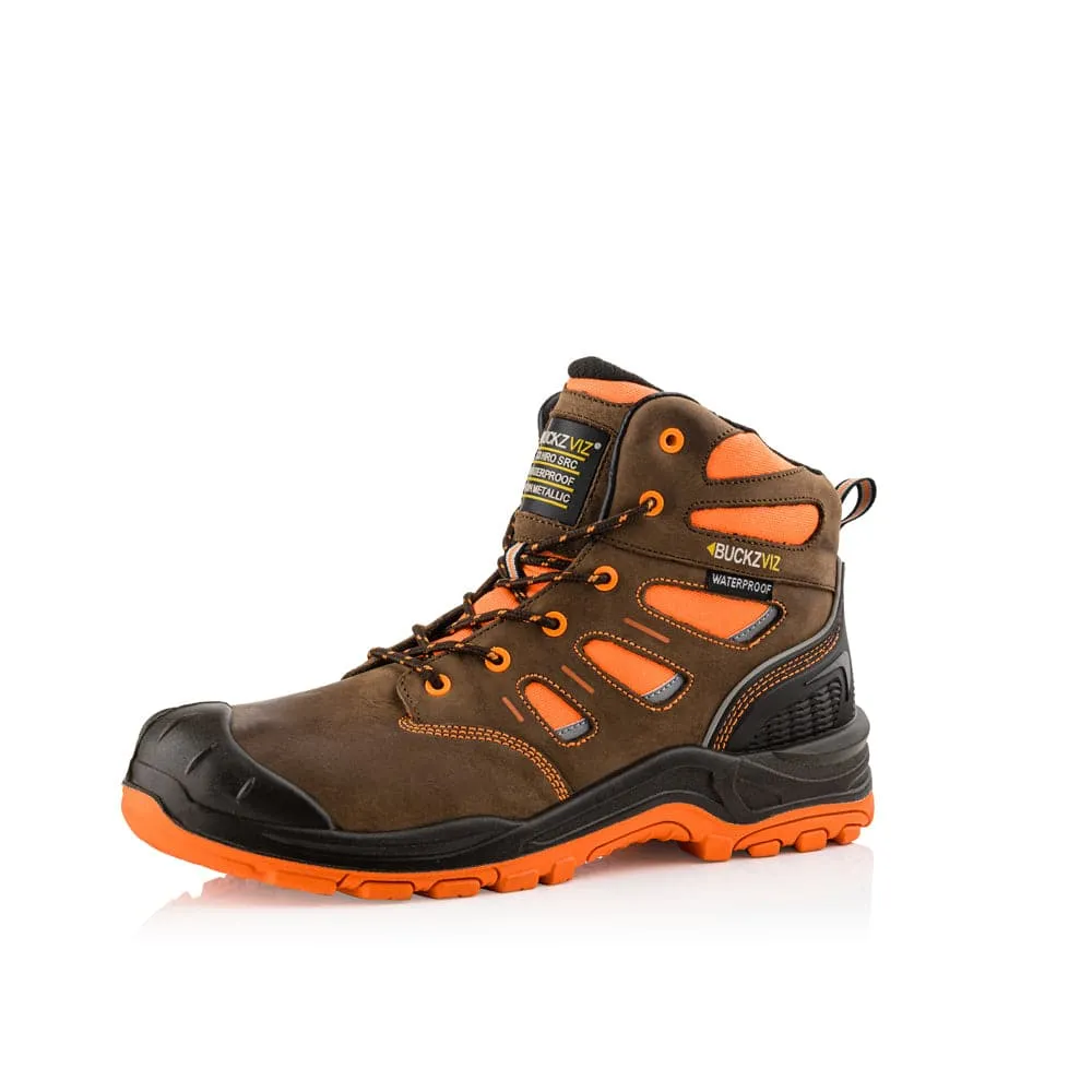 Buckler BVIZ2 High Visibility Waterproof Safety Lace Work Boot