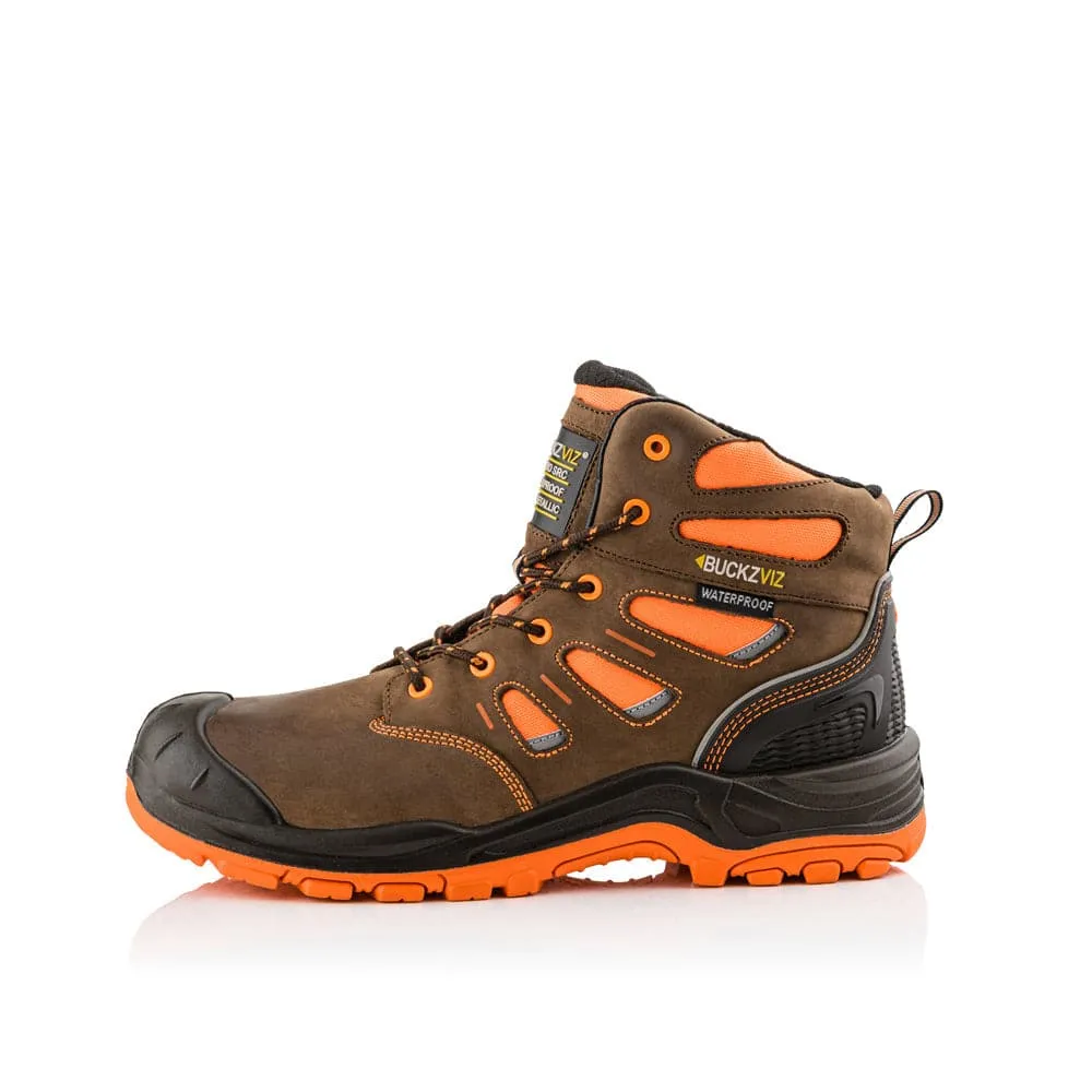 Buckler BVIZ2 High Visibility Waterproof Safety Lace Work Boot