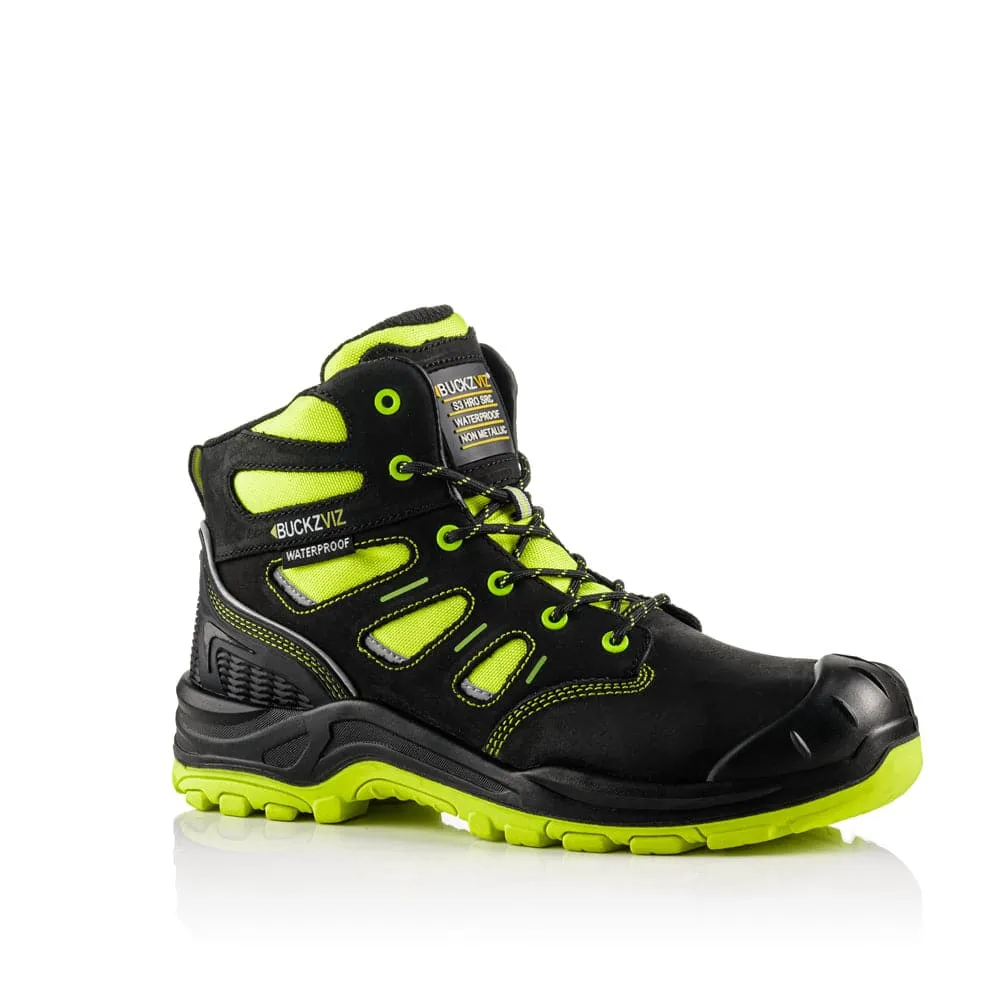 Buckler BVIZ2 High Visibility Waterproof Safety Lace Work Boot