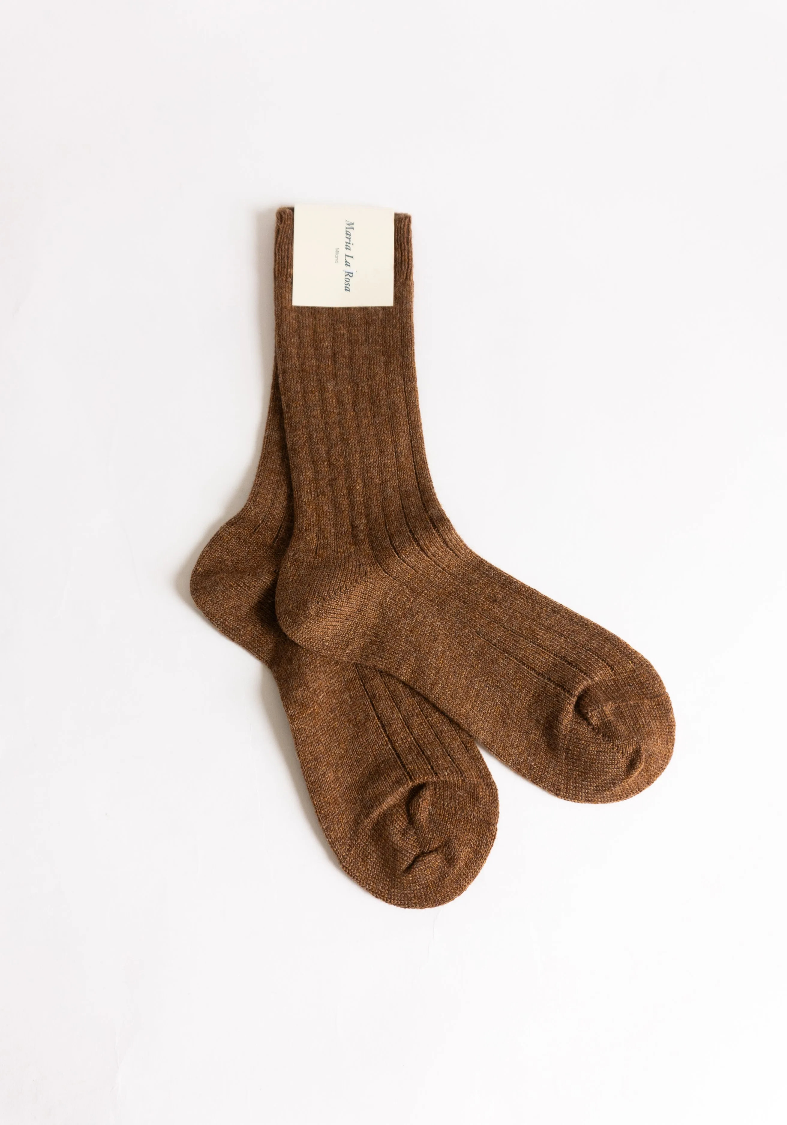 Cashmere Sock in Brown