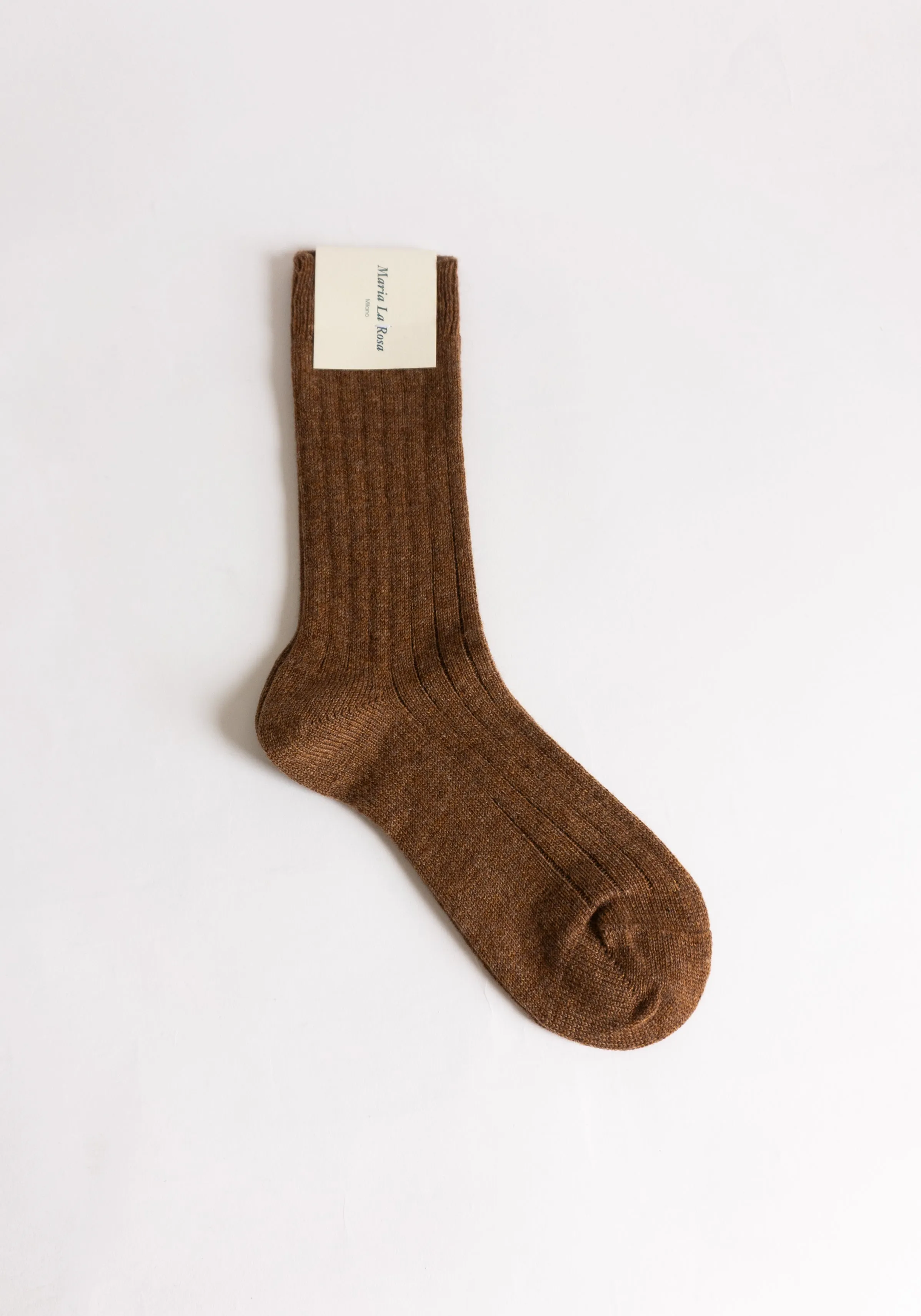 Cashmere Sock in Brown