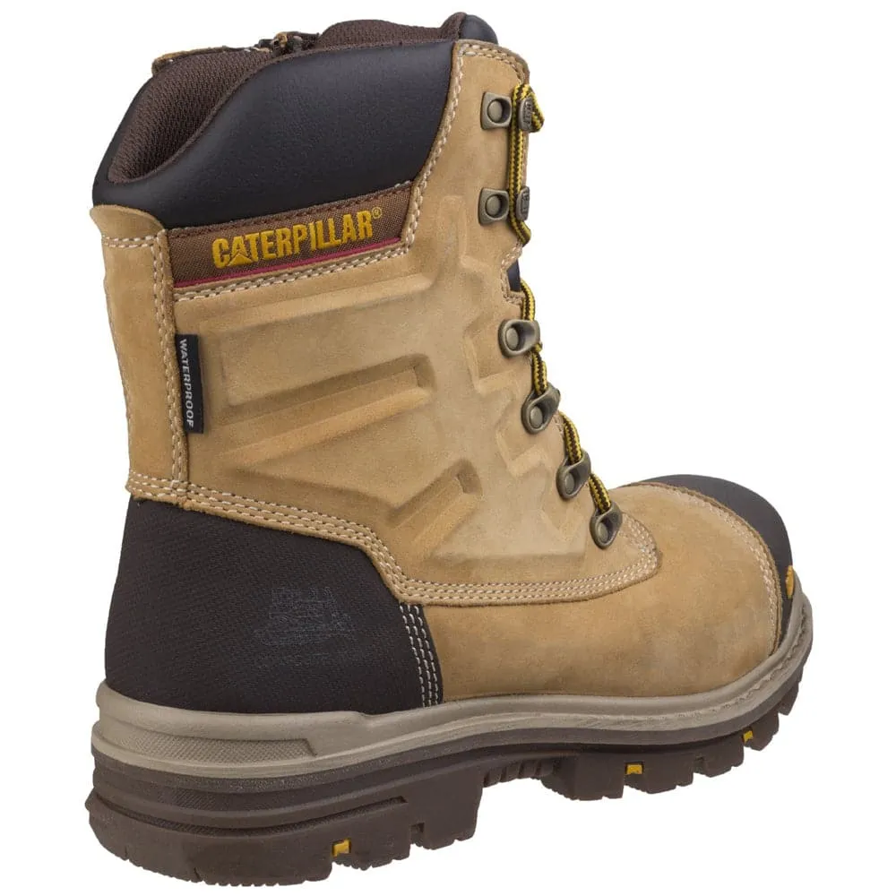 Caterpillar CAT Premier High Leg Combat Safety Work  Boot - Side Zip