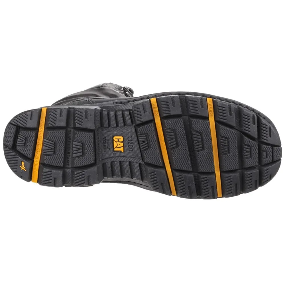 Caterpillar CAT Premier High Leg Combat Safety Work  Boot - Side Zip