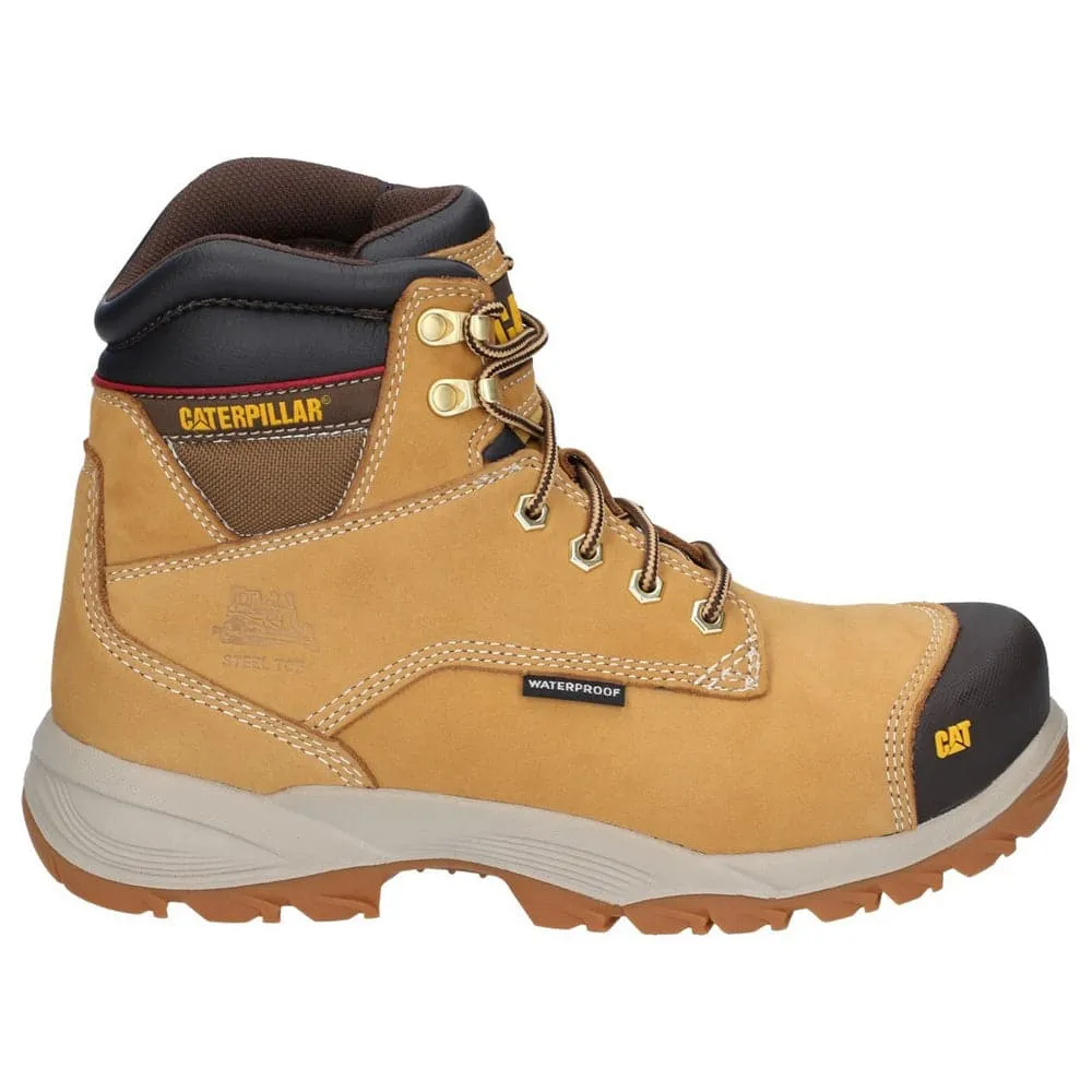 Caterpillar CAT Spiro Lace Up Waterproof Safety Work Boot