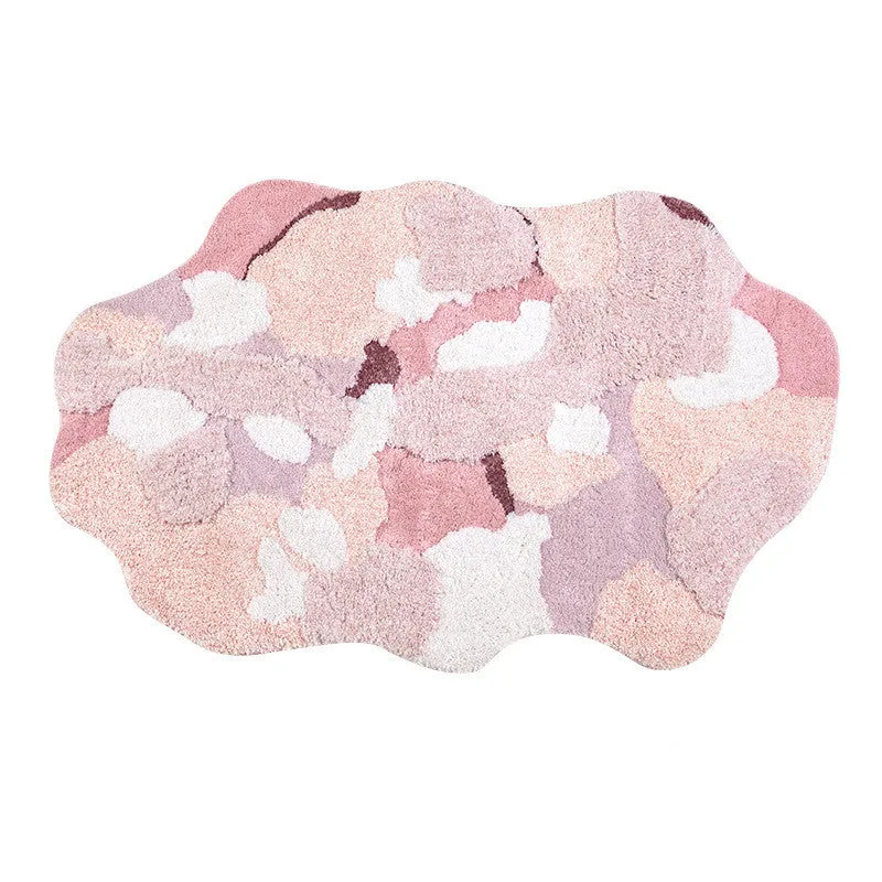 Cherry Blossom & Snow Moss Rug