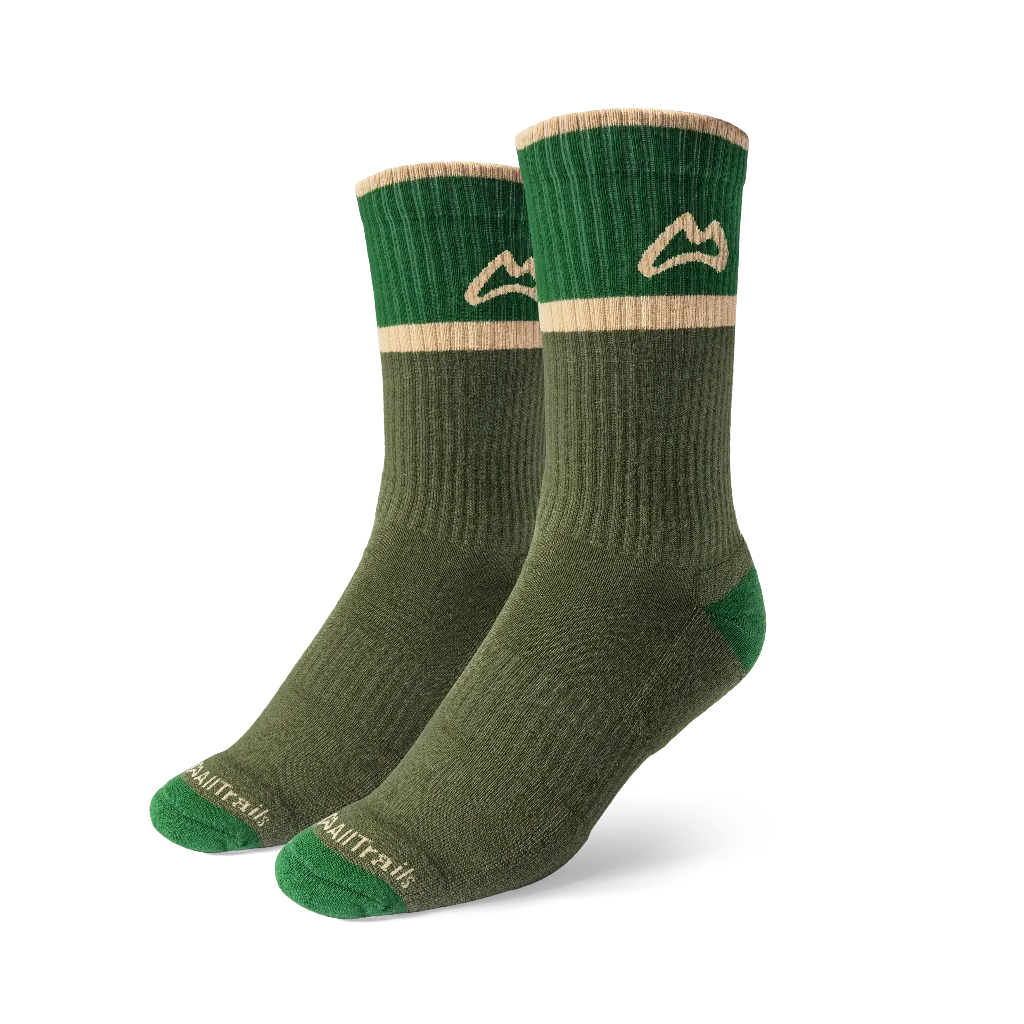 Classic Crew Trail Sock - Forest