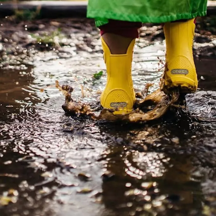 Crocs Kids - Handle It Rain Boot Yellow - Gumboots