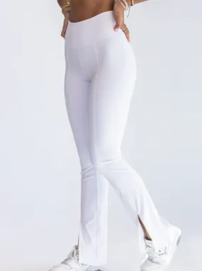 Cut Out Boot Cut - White