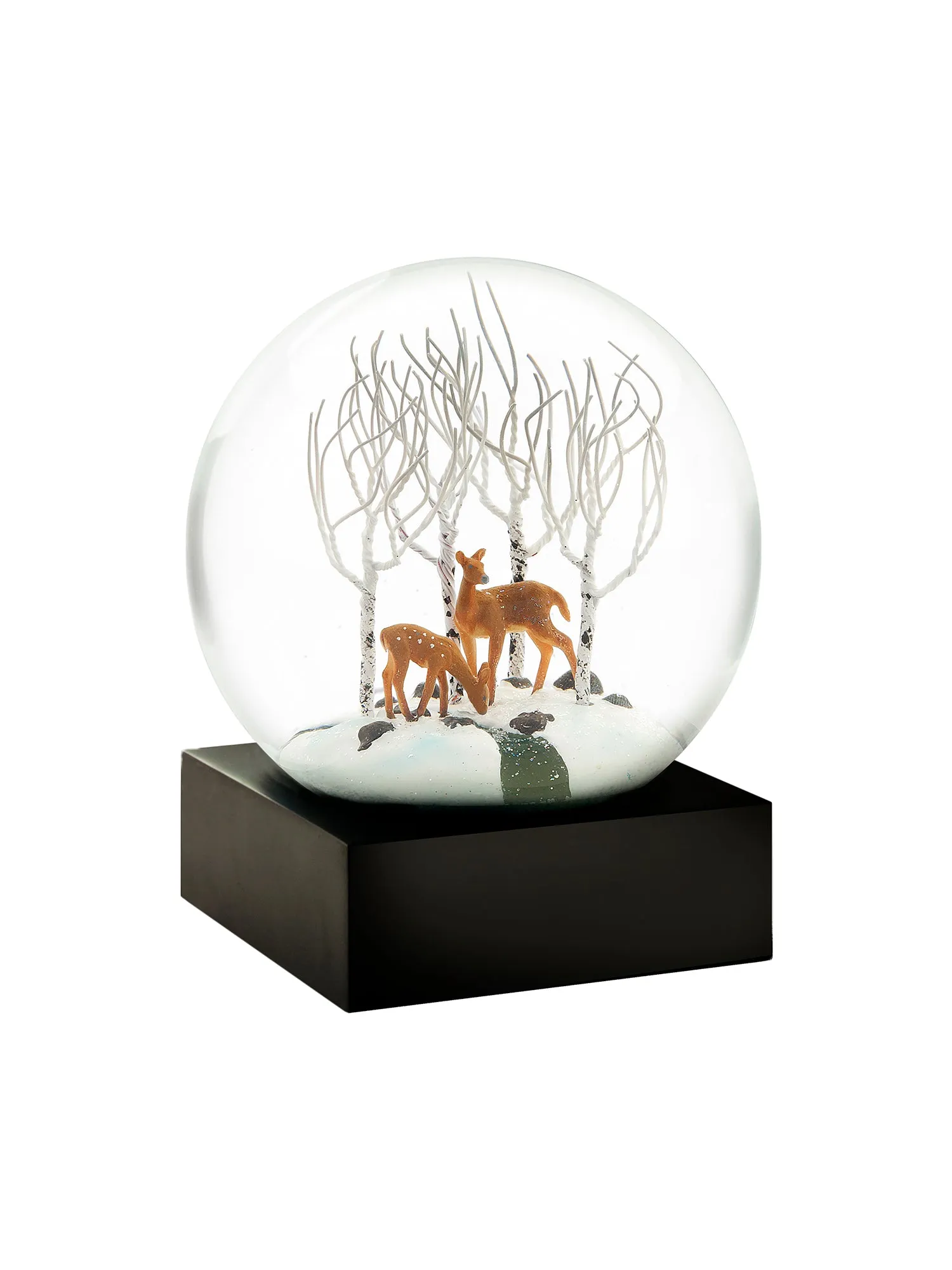 Deer In Woods Snow Globe