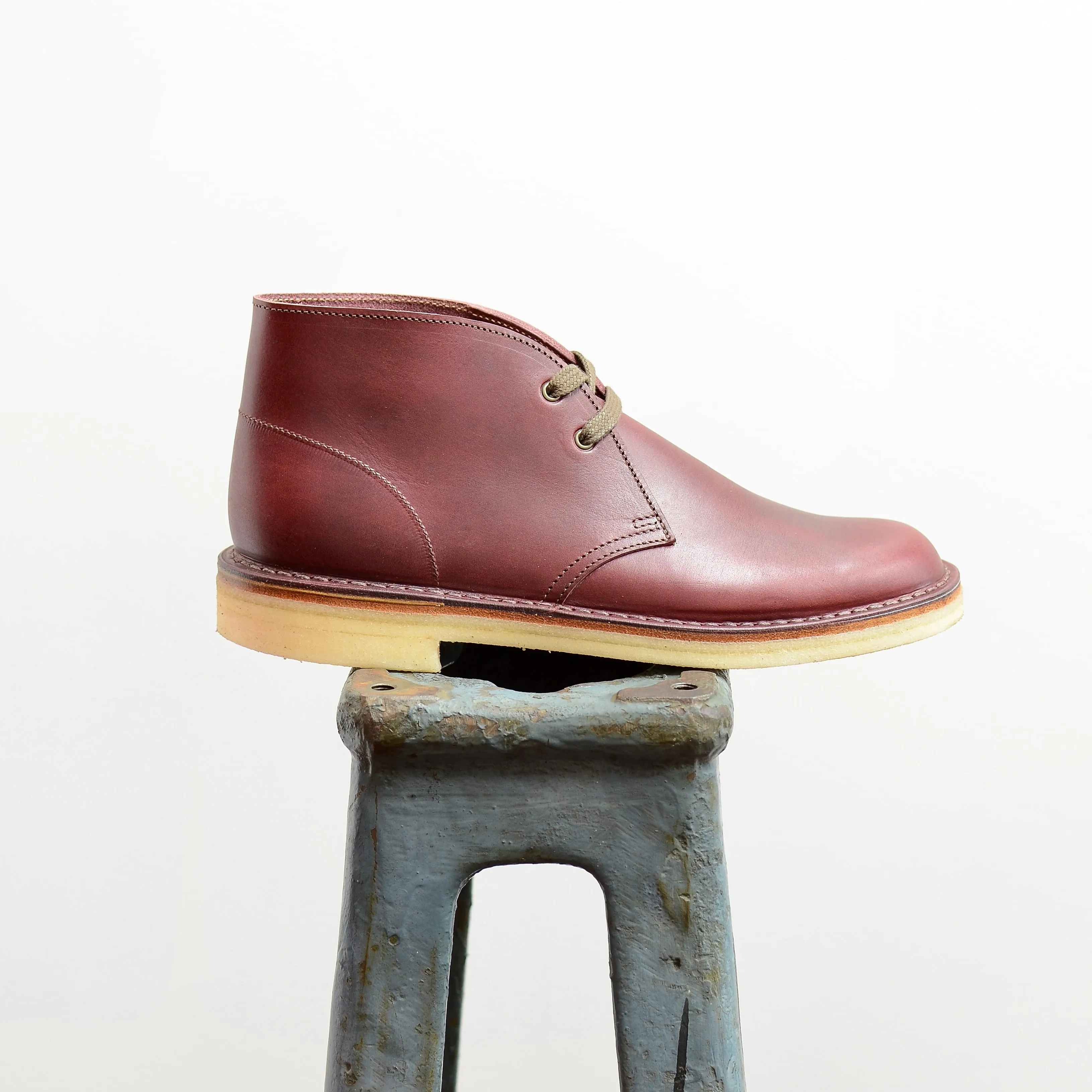 Desert Boot Veg Burgundy