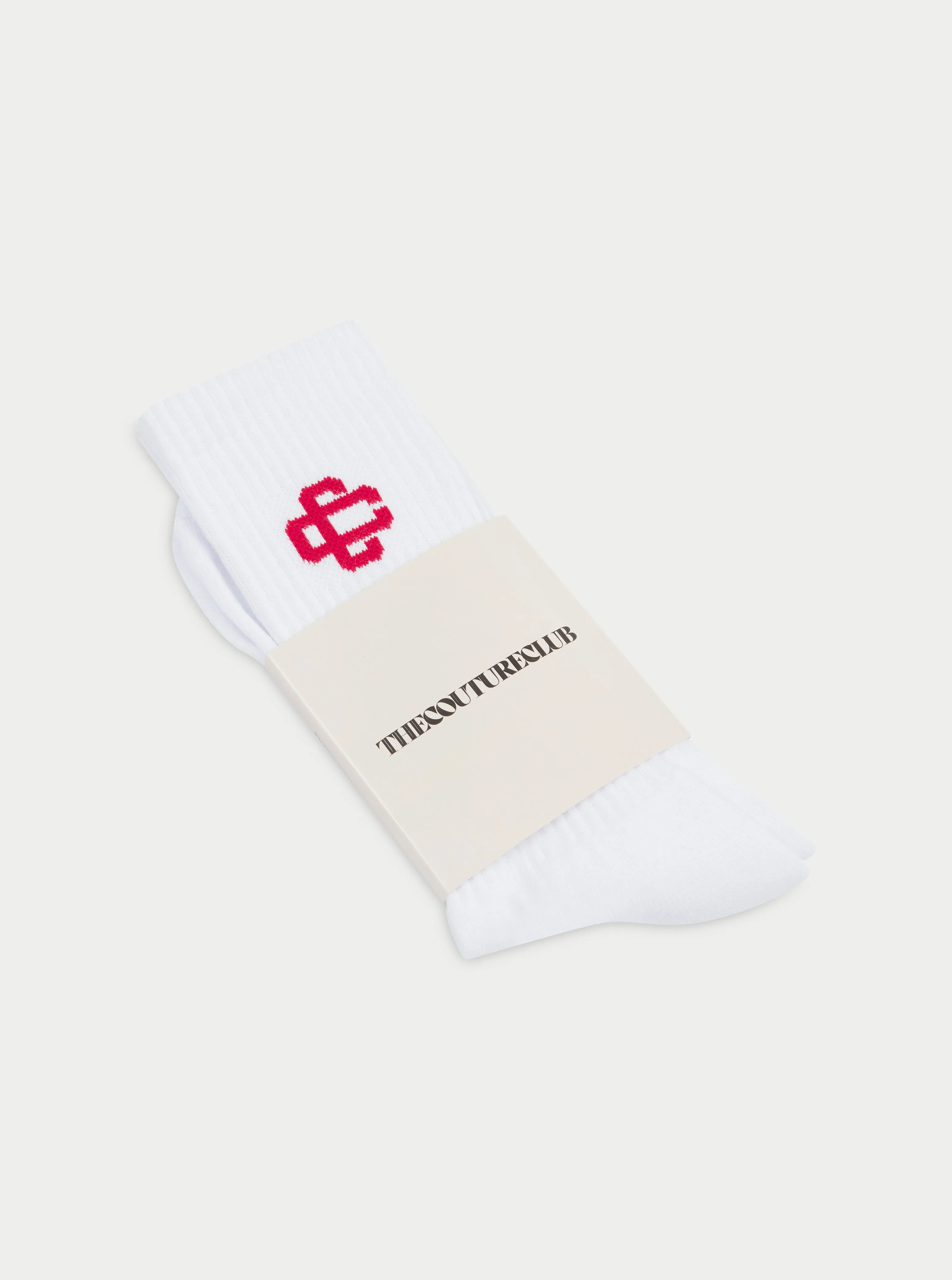 EMBLEM SPORTS SOCK - RED