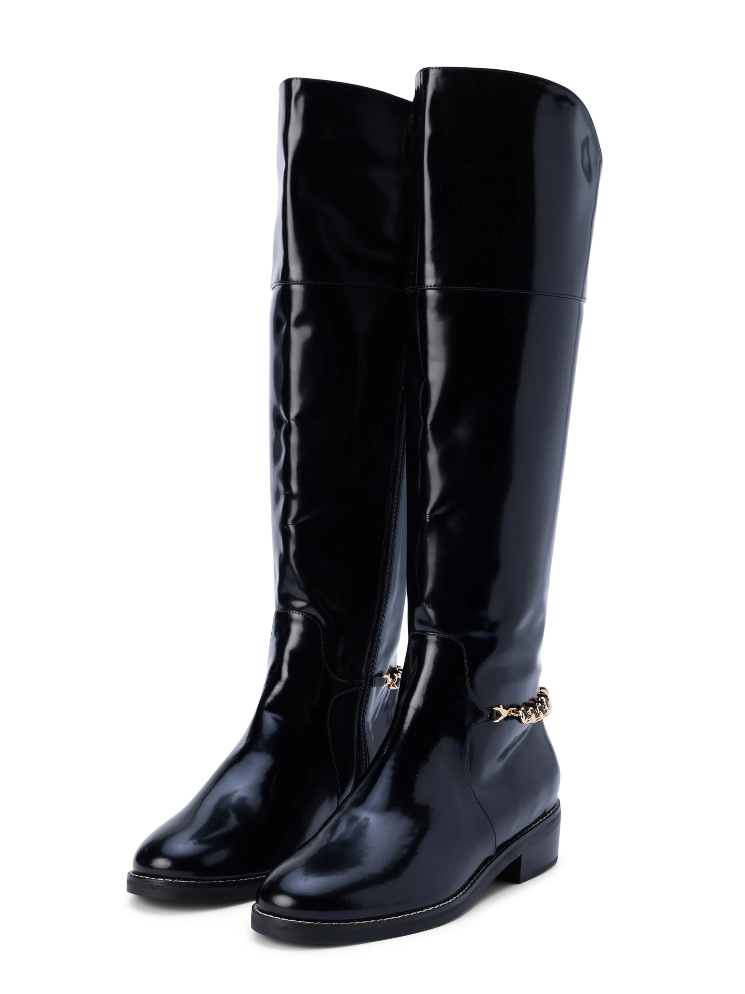 Eulalie Leather Riding Boot