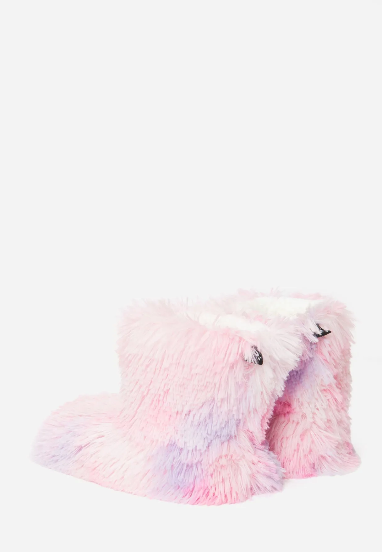 Faux Fur Boot Slippers