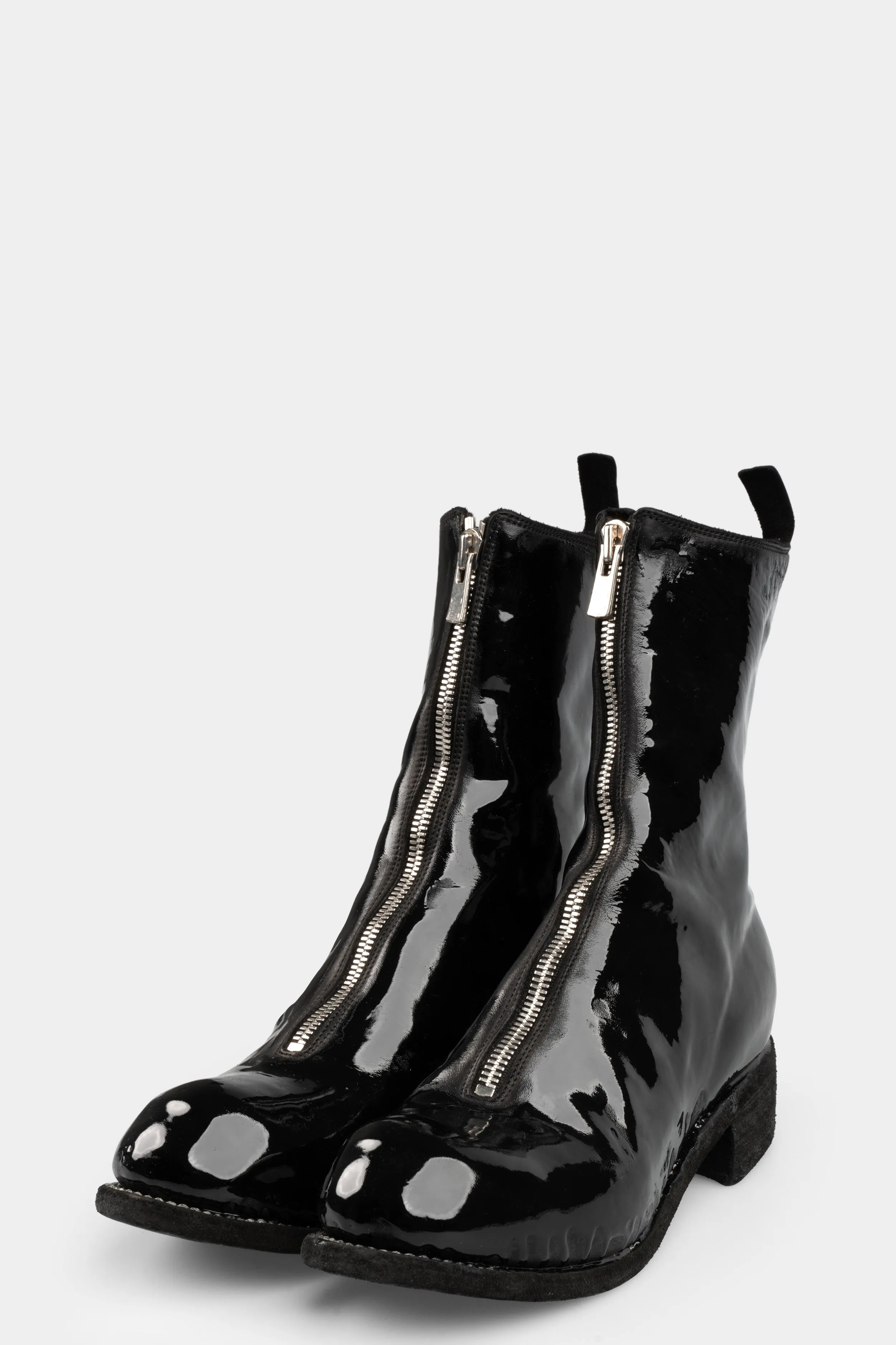 Front zip high top boots | PL2 LTXB