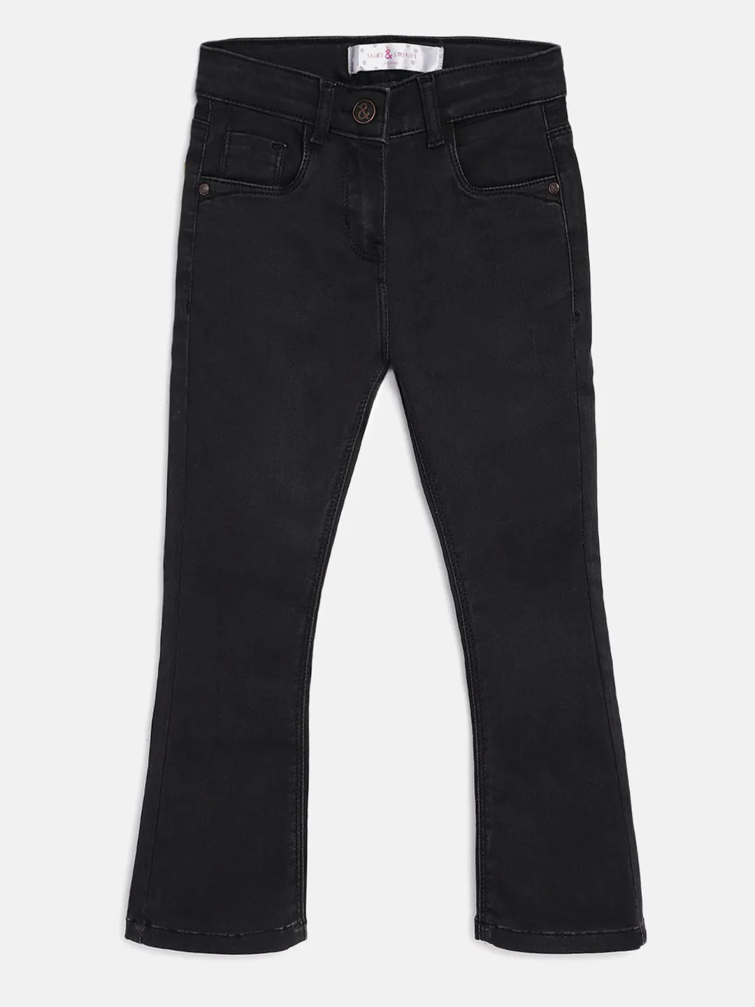 Girls Boot cut Black Jeans