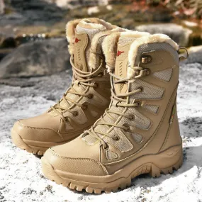 High Top Desert Outdoor Winter Thicken Couple Boots