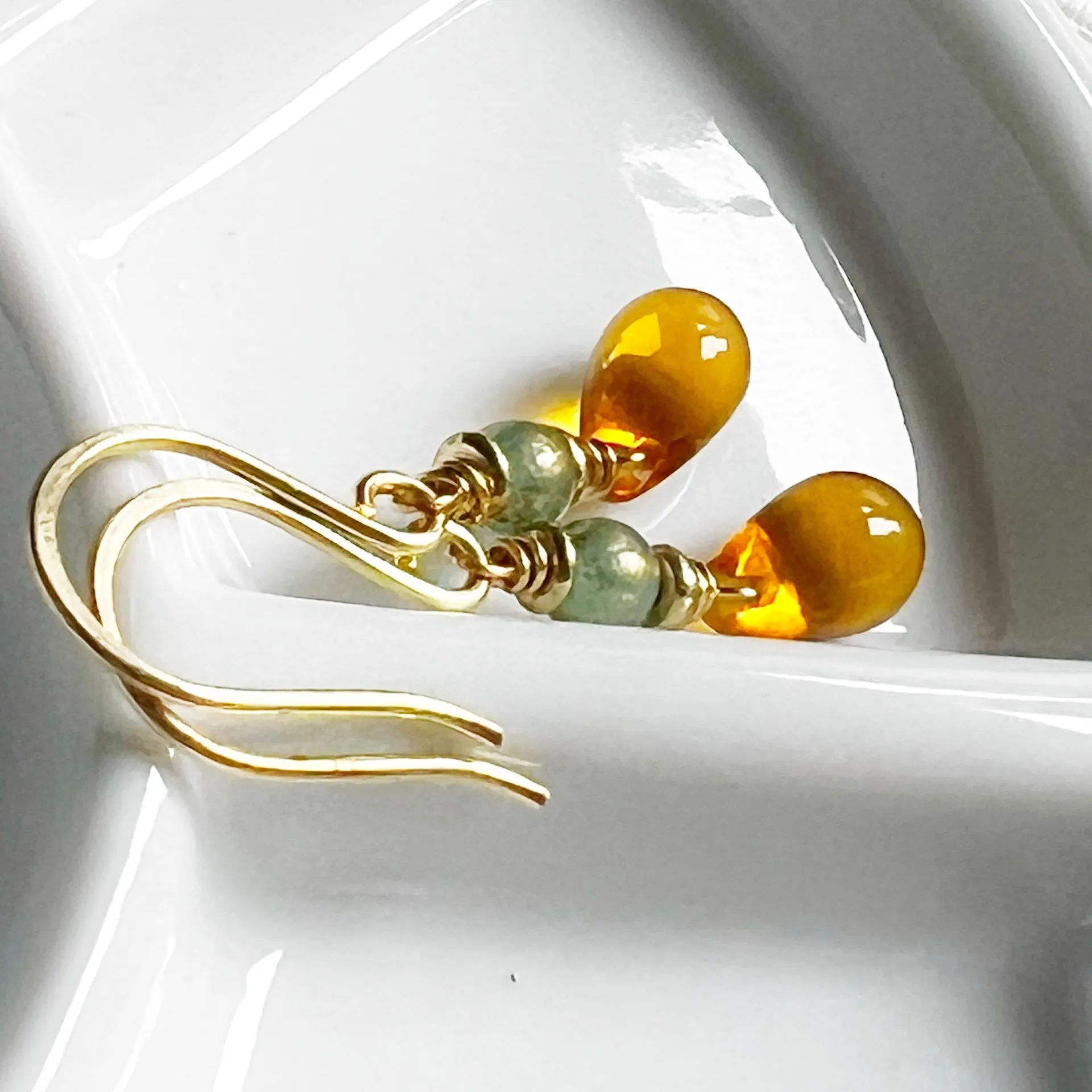 HoneyBead - Rain and Honey Earrings