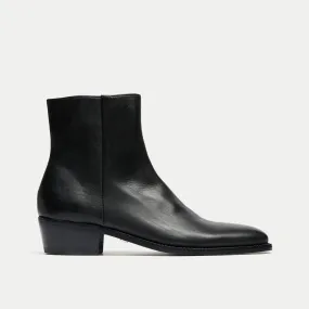 Hoxton Zip Up Cuban Heel Boot