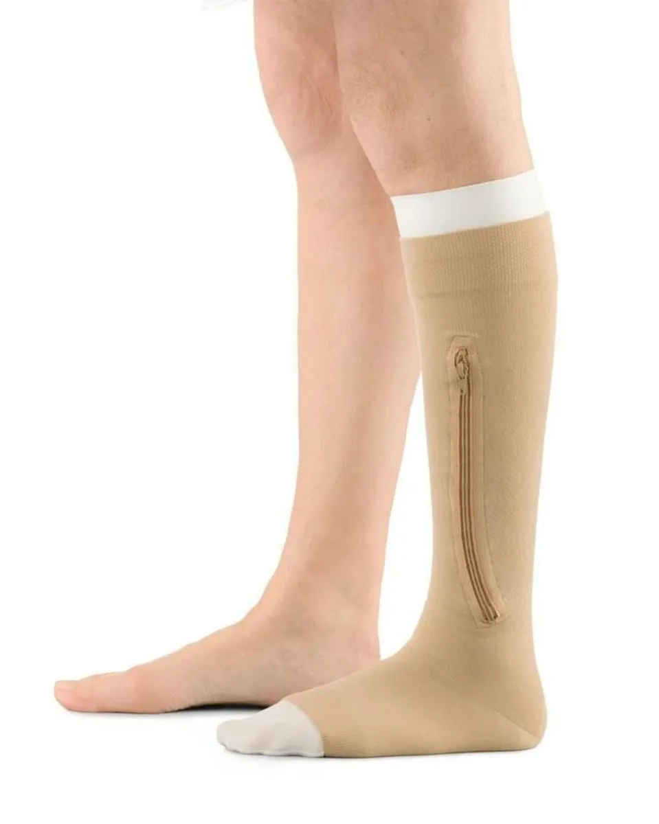 Jobst UlcerCare Zippered Unisex Open Toe Knee High