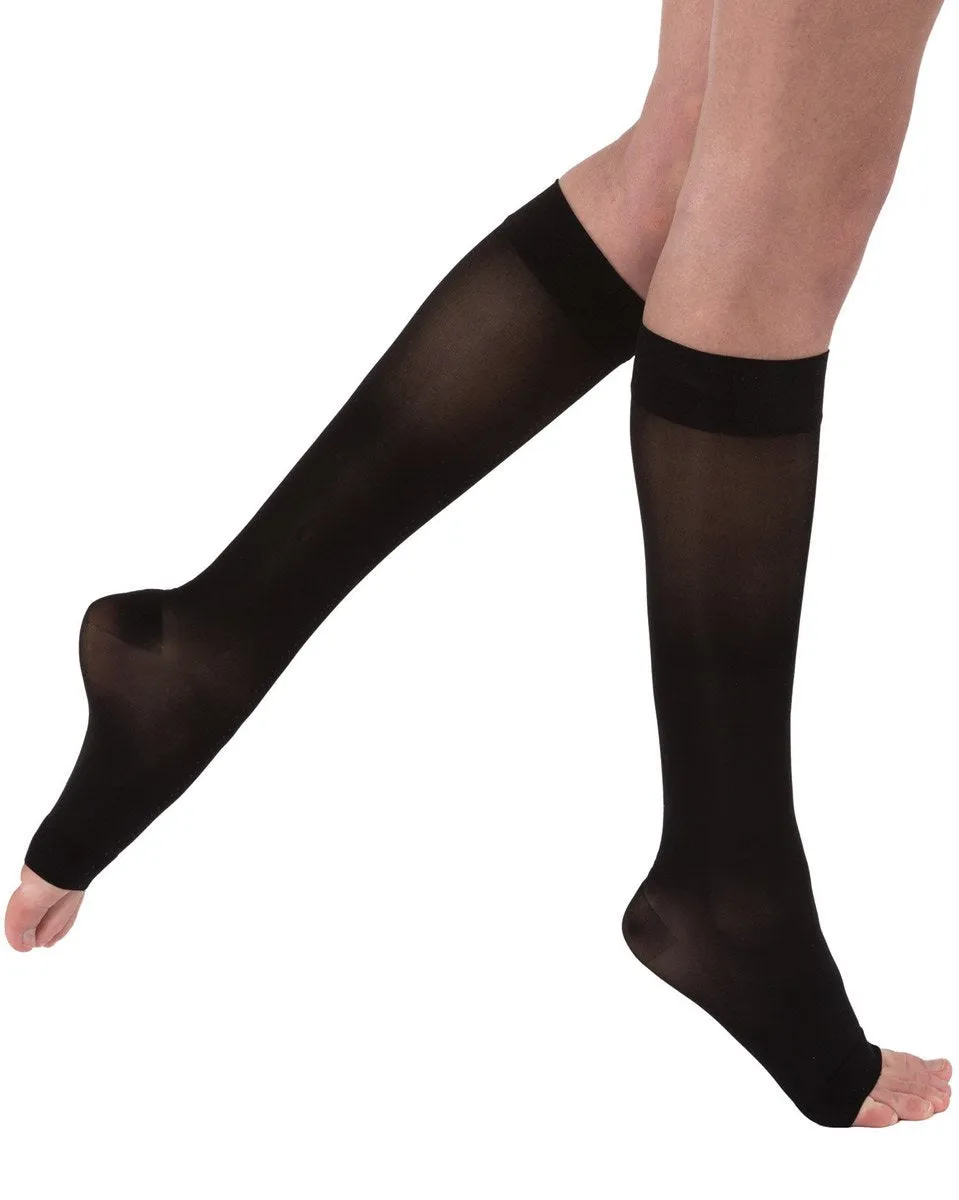 Juzo Dynamic Knee High Open Toe 3.5 cm Band 20-30 mmHg