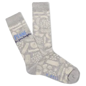 K.Bell Men's Penne Crew Sock