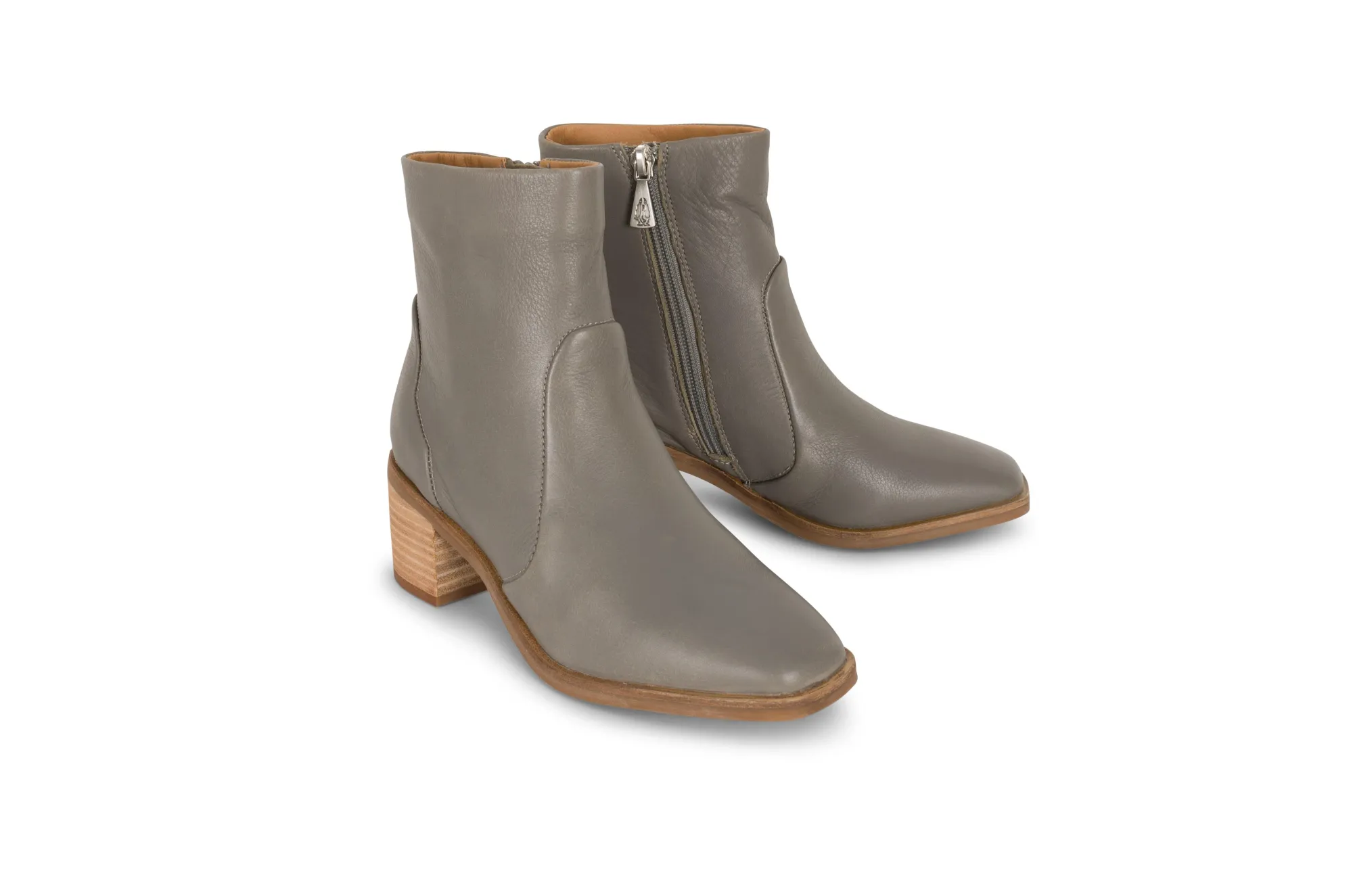 Leather Ankle Boot | LIGHT GREY | SUPERB RR