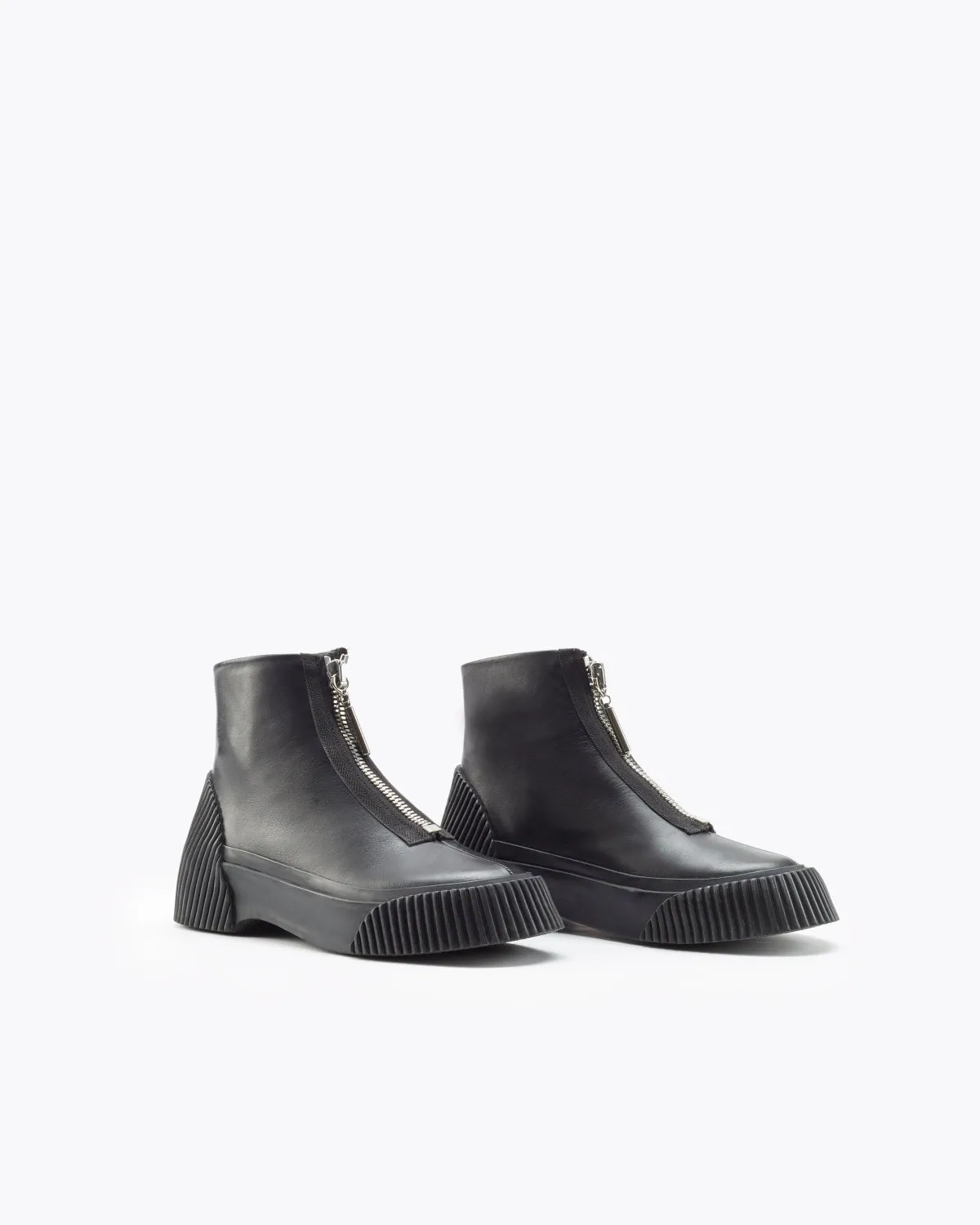 Lela - Vulcanized Boot W Zip