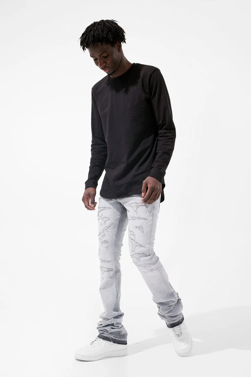 Martin Stacked - Crouching Tiger Denim (Arctic Grey)