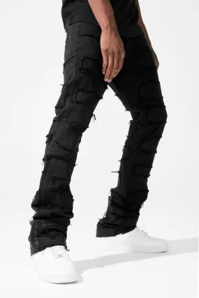 Martin Stacked - Python Denim (Jet Black)