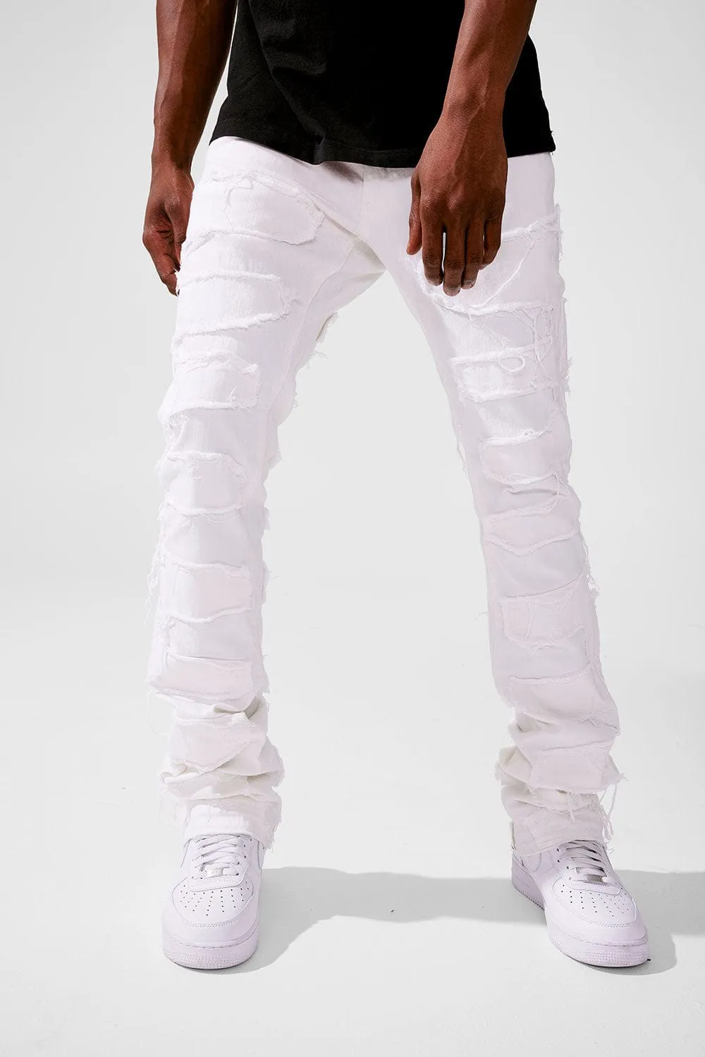 Martin Stacked - Python Denim (Plaster)