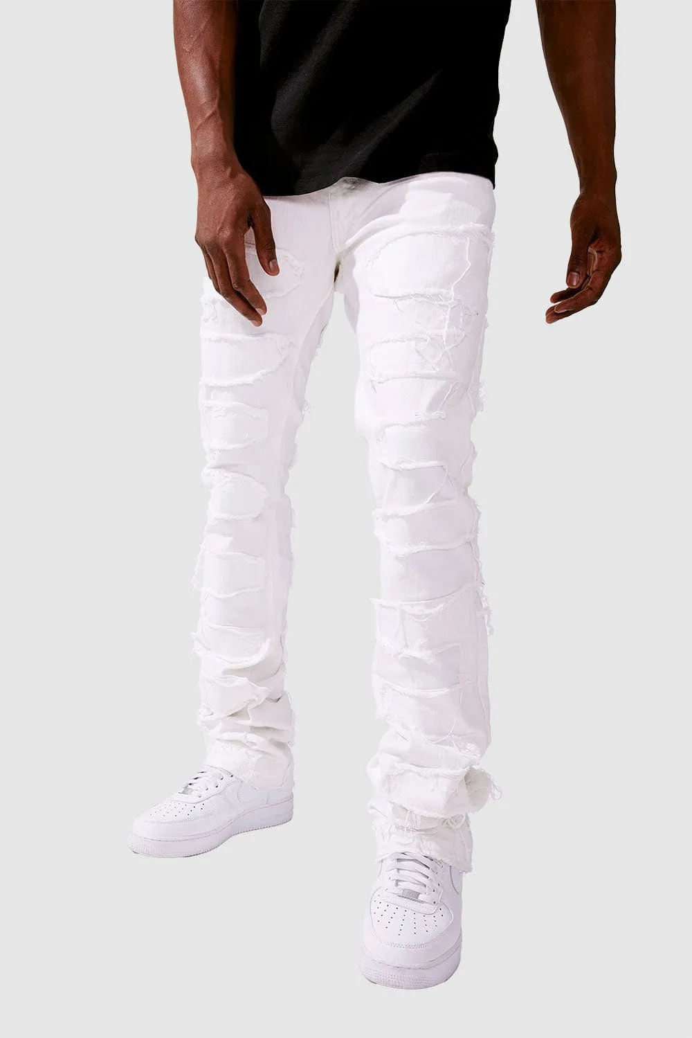 Martin Stacked - Python Denim (Plaster)