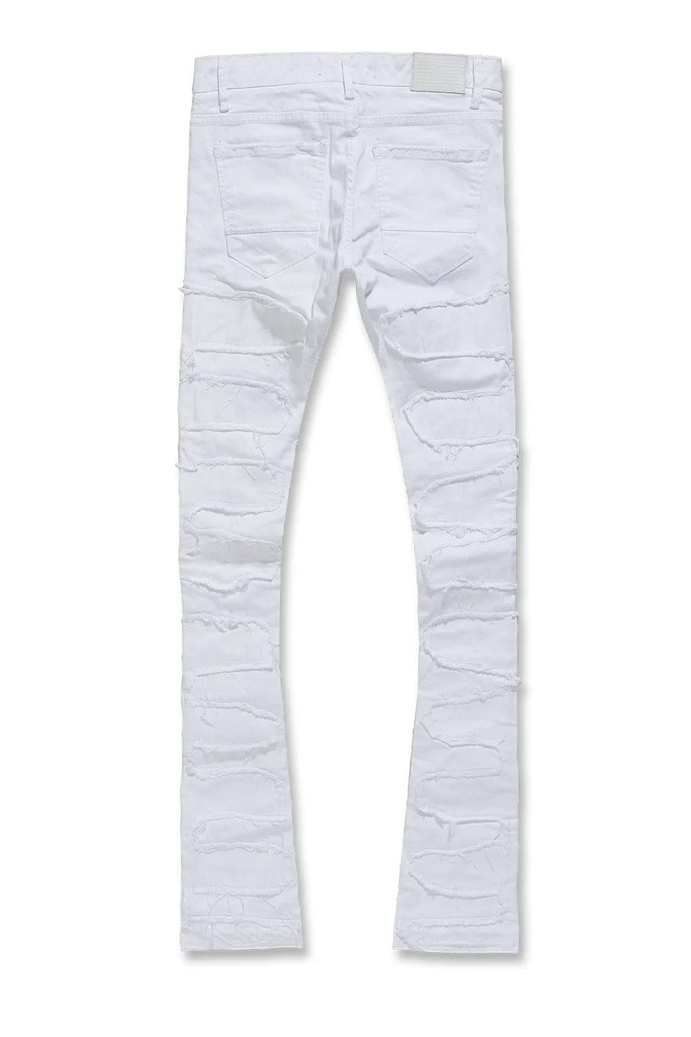 Martin Stacked - Python Denim (White)