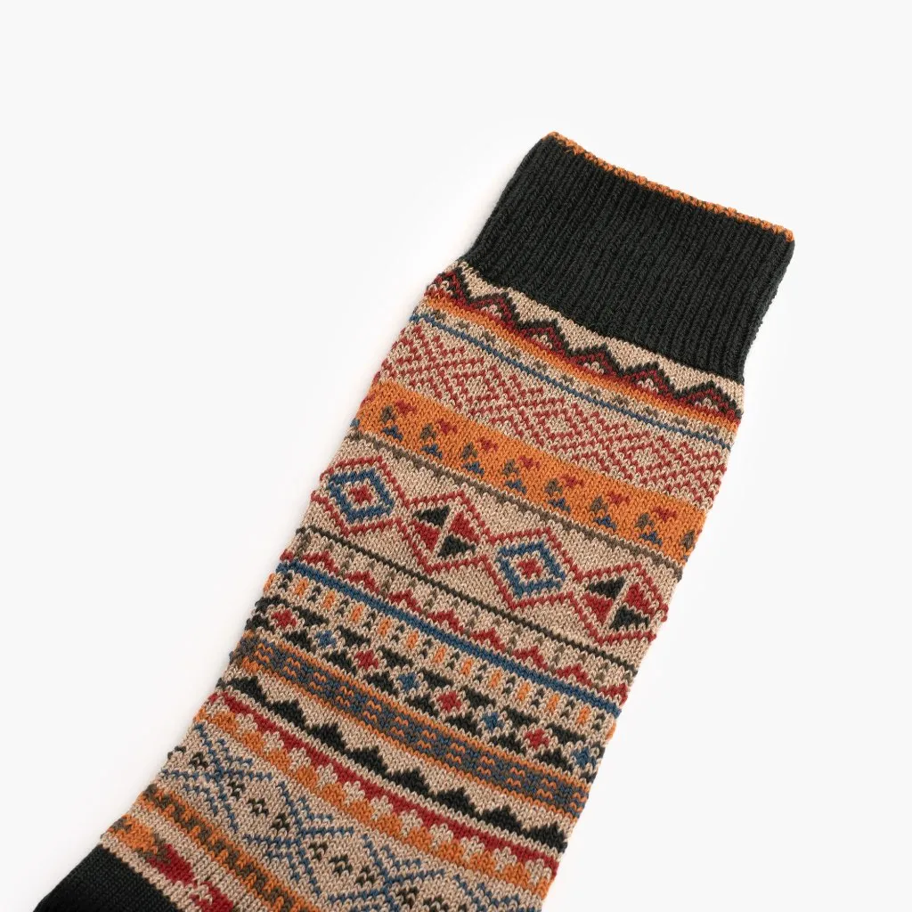 Men's Sodello Geo Sock | Ginger Spice