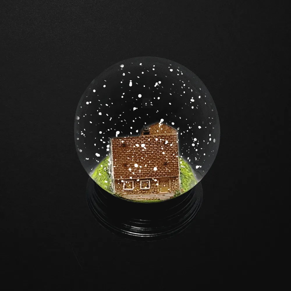 MMLP2 House Snow Globe