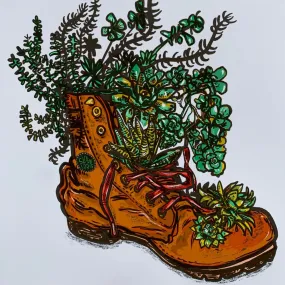 Planter Boot Art Print